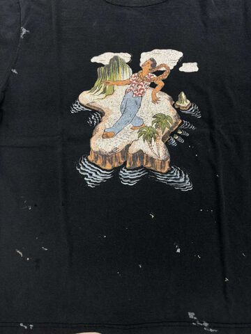 01-0118HD-61 VINTAGE FADE HAWAIIAN GRAPHIC T-SHIRT,, small image number 3