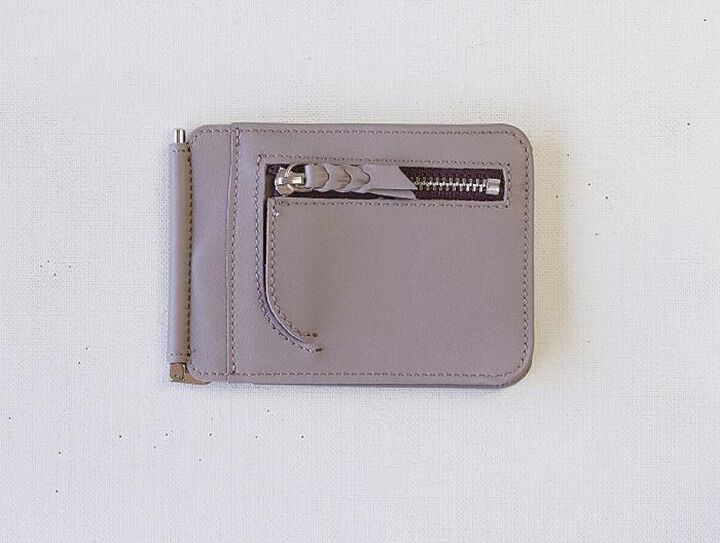 HYN-815GY Money Clip Wallet -Gris Asphalt-