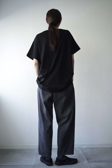 CAP708CS34 Super Soft Cotton / V_Neck Tee (BLACK),BLACK, small image number 10