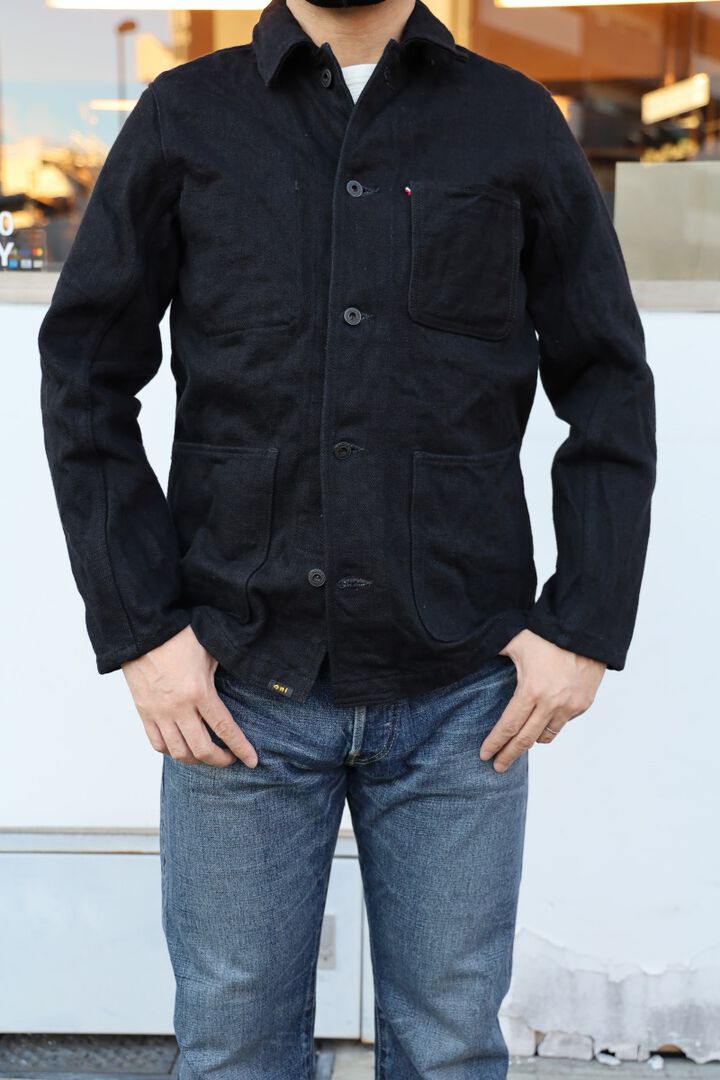 ONI03502ZR-BKBK 20oz Secret Black Denim Coveralls-One Wash-38,, medium image number 0