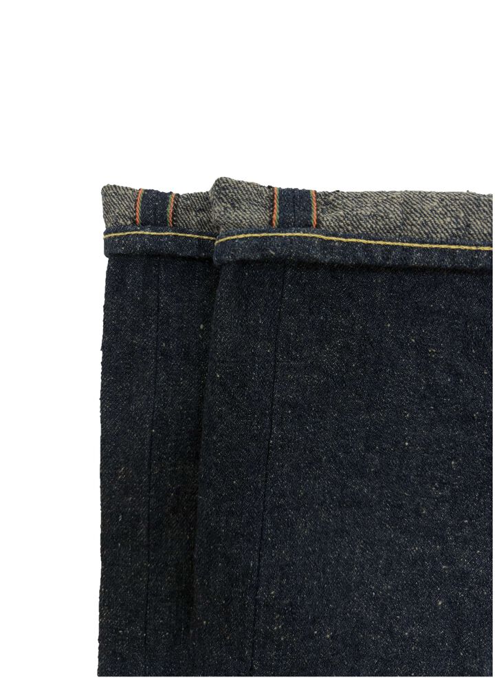 ONI222CCD-GOLV 15oz Crushed Concrete Denim Weft: Grayish Olive Kabuki Selvedge Super Wide Straight,, medium image number 9