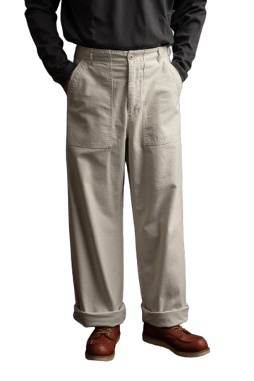 WR573F (66) World Workers Back Sateen Fatigue Pants,NATURAL, small image number 0
