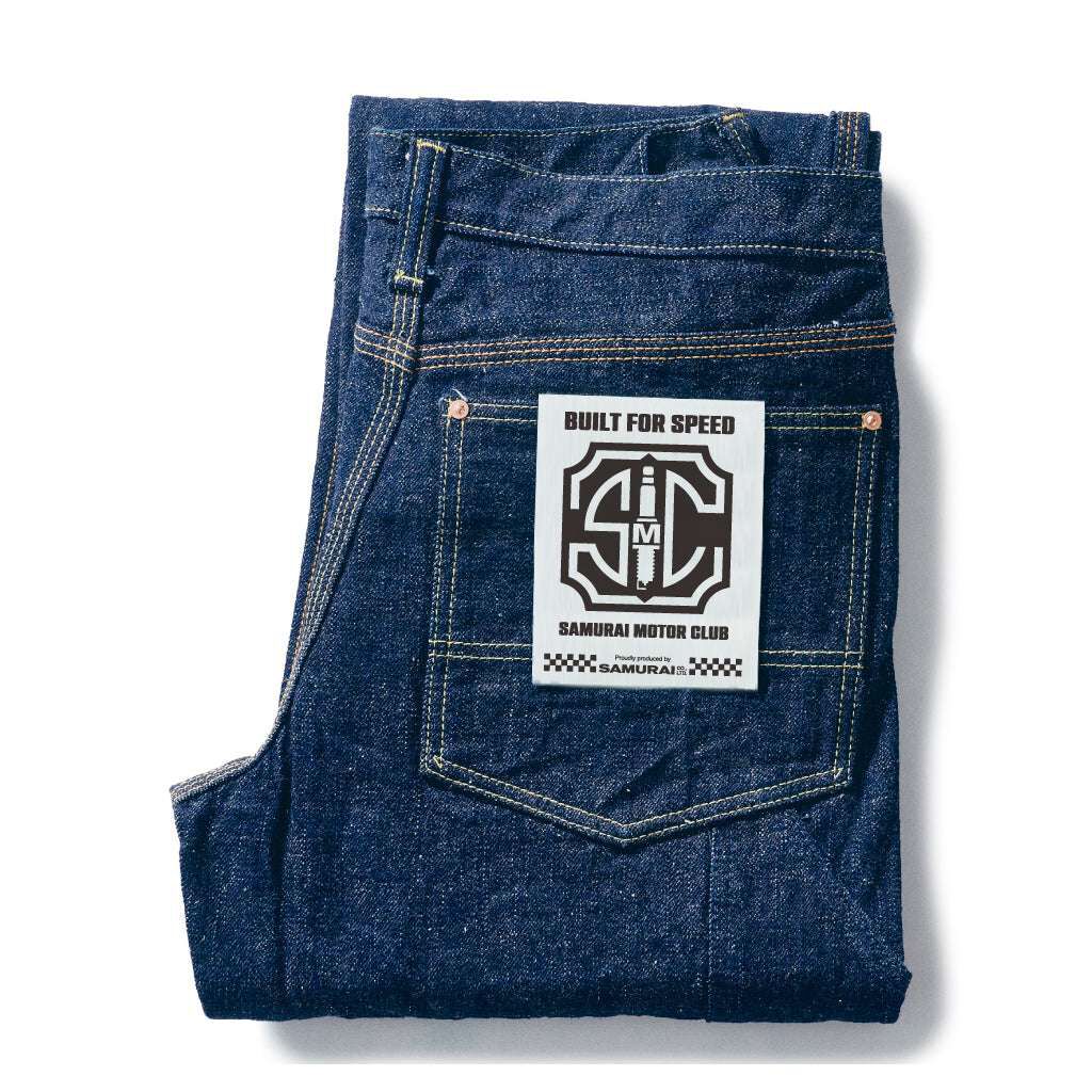 DENIMIO | SM410DBN Samurai Automobile Club 17oz Double Knee Work Pants
