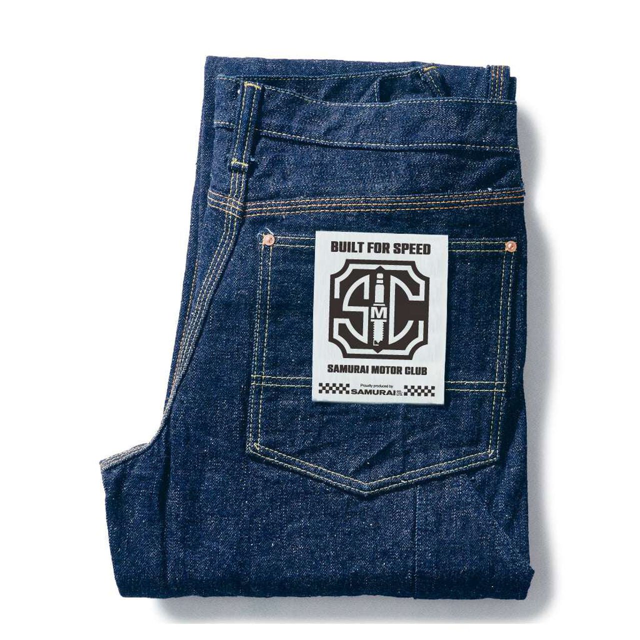 DENIMIO | SM410DBN Samurai Automobile Club 17oz Double Knee Work Pants