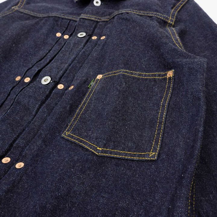 F2432 14.75OZ SELVEDGE GARAGE DENIM JACKET,, medium image number 6