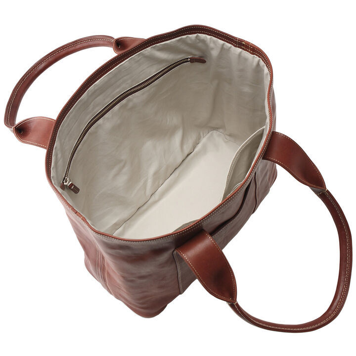 PAILOT RIVER PR-STT-GP (REDMOON) Tote Bag PR-STT-GP (Oil Leather Black, Oil Leather Red Brown, Oil Leather Dark Brown, Saddle Leather Natural),OIL LEATHER RED BROWN, medium image number 7