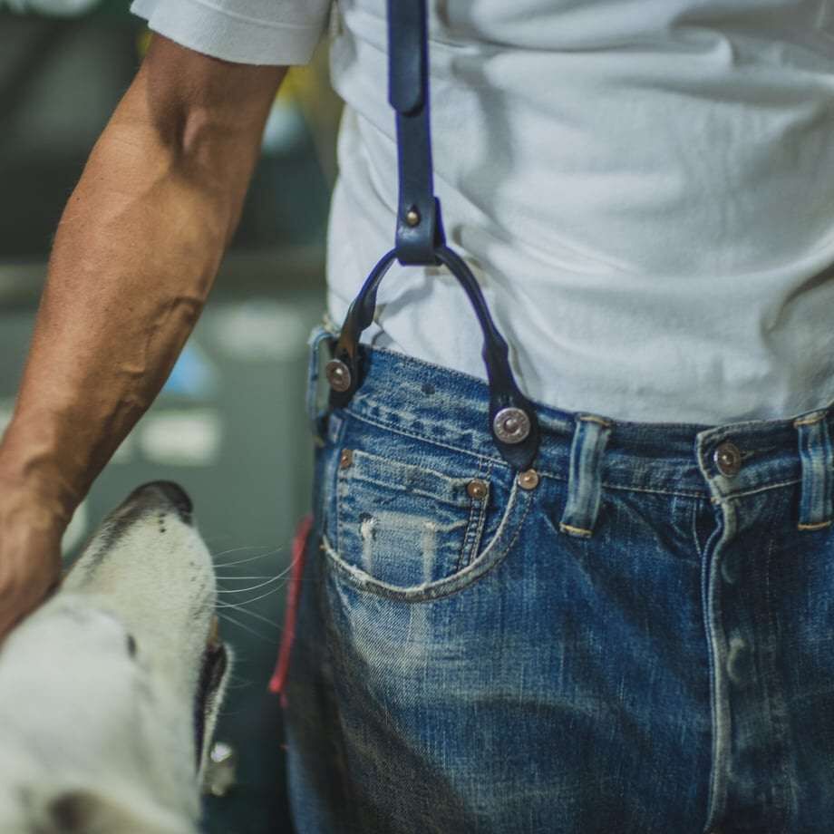 DENIMIO | TCB Leather Suspenders