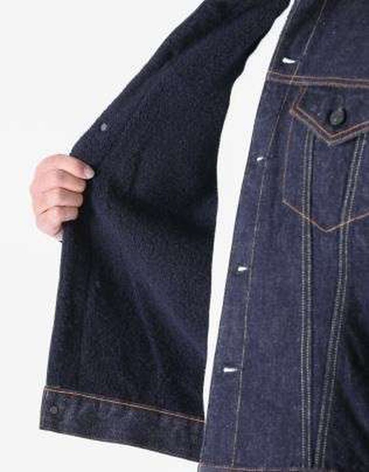 MXOT1102 15.7OZ DENIM BOA JACKET-One Wash-M,, medium image number 2