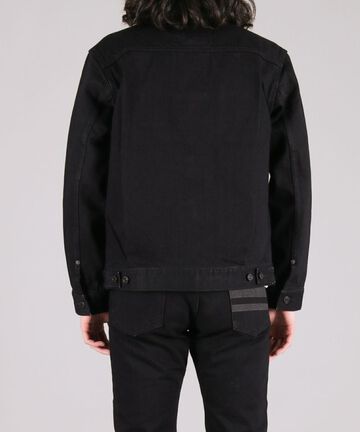 MXGJ1108 BLACK x BLACK DOUBLE POCKET JACKET,BLACK, small image number 2