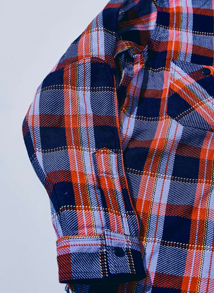 SIN25-01 Heavy Indigo Flannel,PINK, medium image number 6