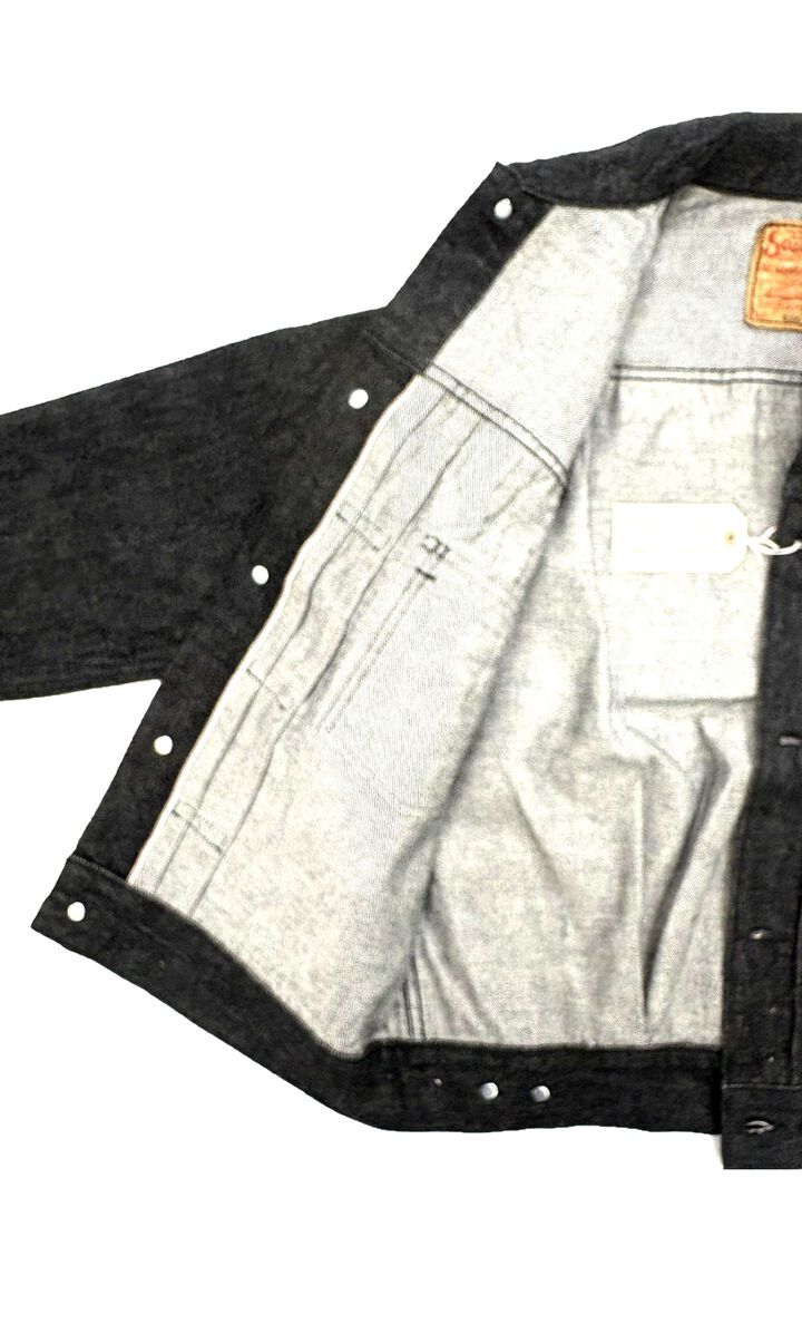 Lot No. SC15650 / 14.25oz. BLACK DENIM JACKET 1953 MODEL,, medium image number 5