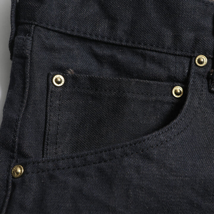 1908 13.5oz W Knee Narrow Blackie Denim,, medium image number 6