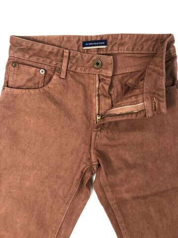 JBAG1370 13.5oz Selvedge ID KAKISHIBU Garment dye STRAIGHT,, small image number 4