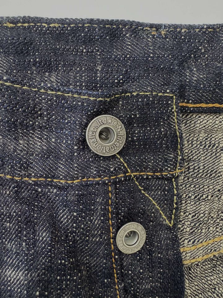 ONI902-KASURI 17oz ONI Kasuri Denim High Rise Relax Tapered,, medium image number 4