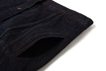 D4621 14oz Bengara Dyed Denim Jacket,, small image number 7