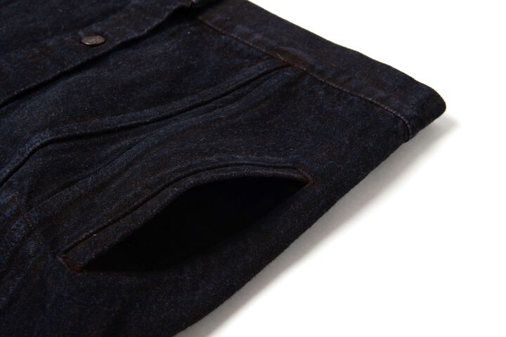 D4621 14oz Bengara Dyed Denim Jacket,, medium image number 7