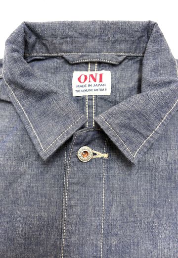 ONI03500-HCSV 8oz Selvedge Chambray Coverall,, small image number 2