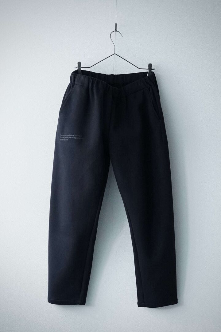 【vleed prologue】VL-005 Multi High Function Double Knit / Taperd Easy Pants,SUMIKURO x BLACK, medium image number 4