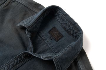 D5745 12oz KASANE NO IROME Denim Shirt,KUROBENI, small image number 5