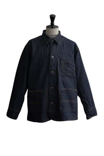 XX604 (001) 12oz Natural Indigo Selvedge Denim – Coveralls, 100% Organic Cotton from Five Continents,, small image number 0
