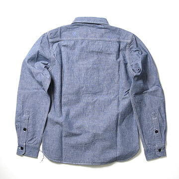 5333A シャンブレー長袖ワークシャツ,, small image number 1