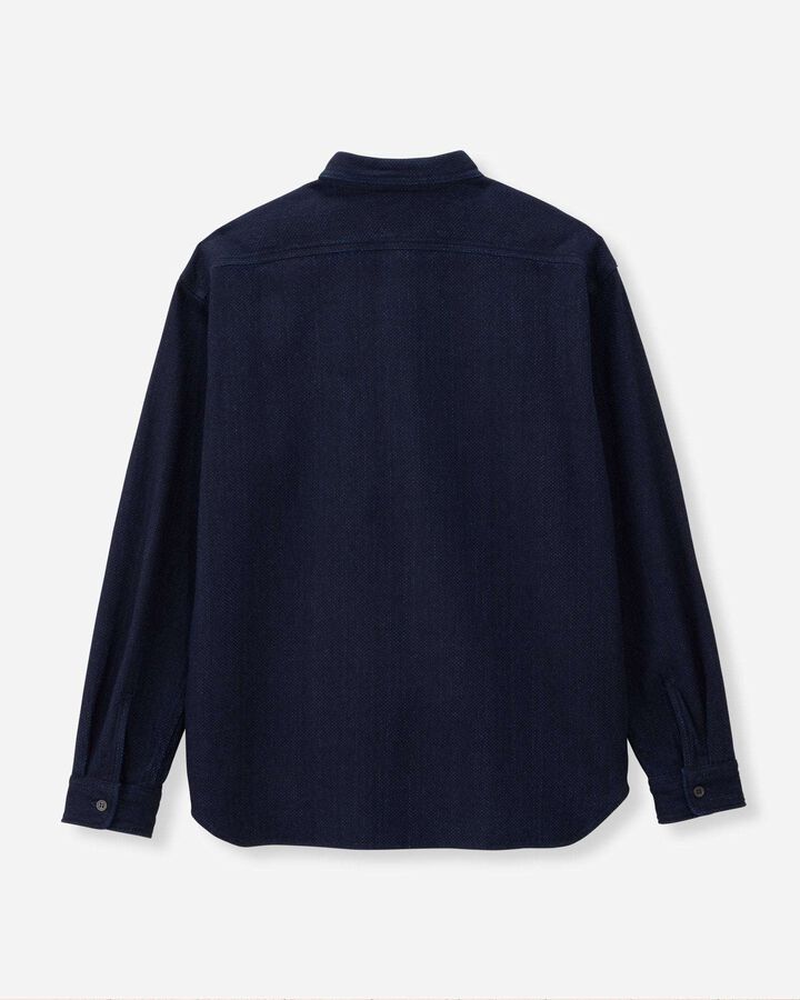 MMLS6018 SASHIKO WORK SHIRTS,INDIGO, medium image number 1