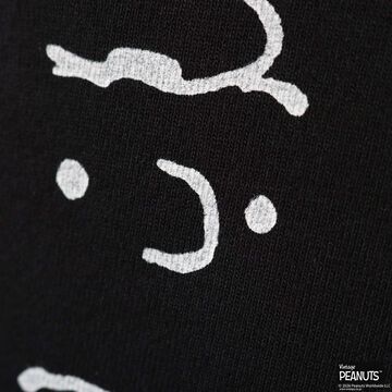 BR-26216 RAGLAN SNOOPY T-SHIRT,BLACK, small image number 1