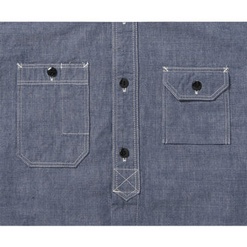 5333A-S Chambrey Short-Sleeve Work Shirts-42,, small image number 5