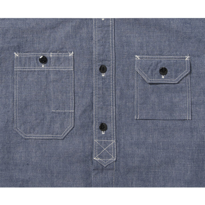 5333A-S Chambrey Short-Sleeve Work Shirts-42,, medium image number 5