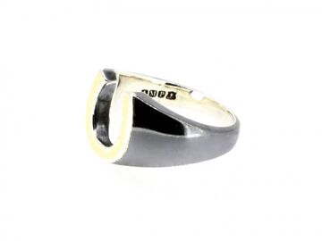 HYJK-244BK-BRS Brass Horseshoe Signet RG BK-BRS,, small image number 2