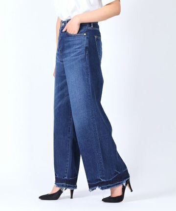 UP147101 Wide Pants Sanda 10oz Denim-24,, small image number 2