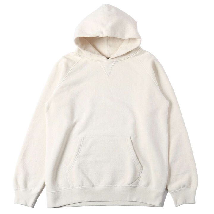 BR4932N TSURI-AMI SWEAT RAGLAN PULL OVER PARKA-IVORY-L,IVORY, medium