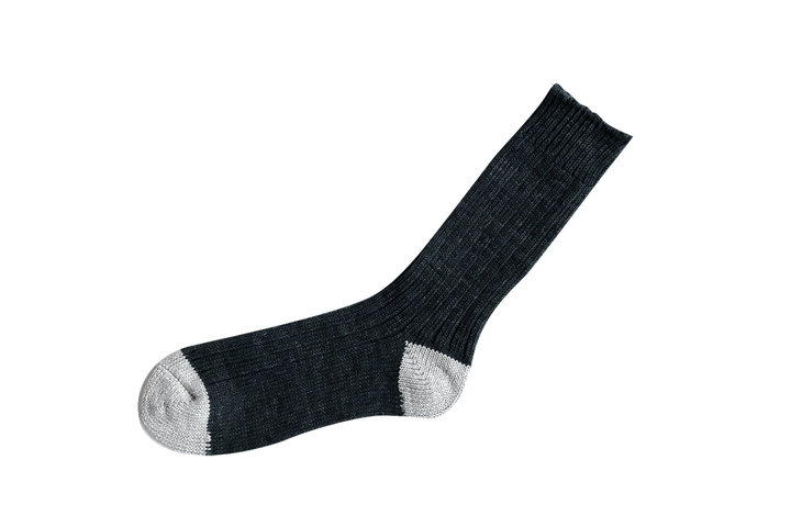 NK0901 Luxury Cotton Rib Socks,DENIM, medium image number 2