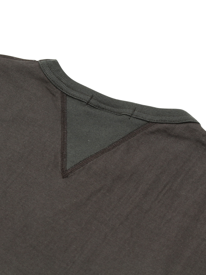 BR-8145 Vintage V Gudget Short Sleeve T-shirts (6 COLORS)-GREY- M,GREY, medium image number 12
