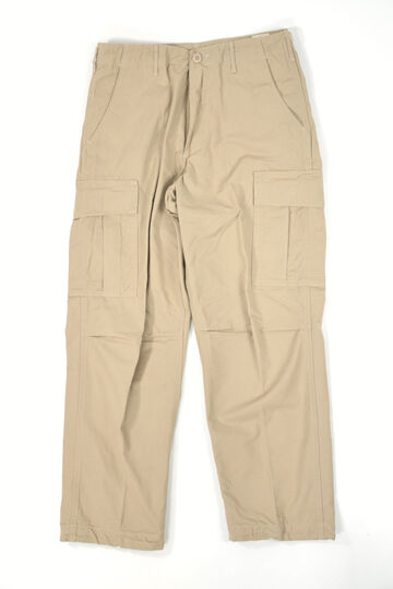 03-V5260RIP-67M VINTAGE FIT 6 POCKETS CARGO PANTS (UNISEX) 67BEIGE-One Wash-3,, small image number 0