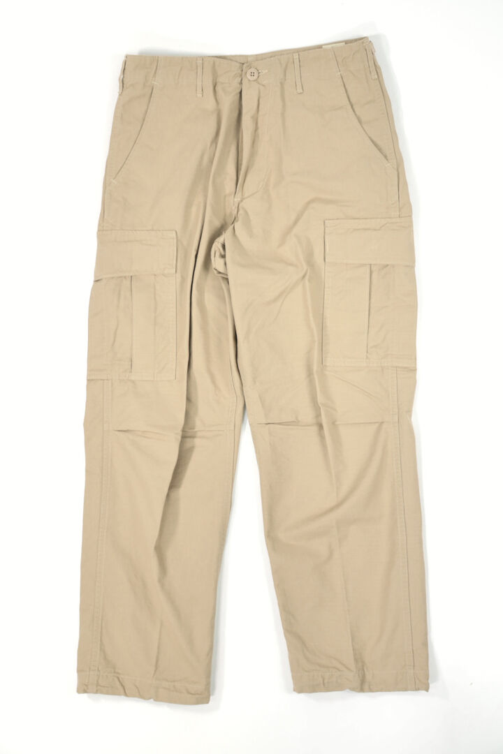 03-V5260RIP-67M VINTAGE FIT 6 POCKETS CARGO PANTS (UNISEX) 67BEIGE