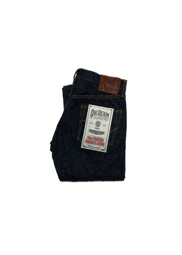 ONI622CCD-GOLV 15oz Crushed Concrete Denim Weft: Grayish Olive Kabuki Selvedge Relax Tapered,, small image number 0