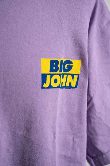 MTE002 ROUND BODY BIG JOHN LOGO T-SHIRT,CHARCOAL, small image number 14