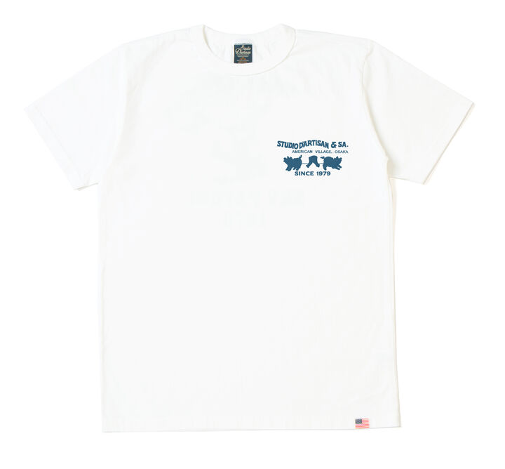 8145 USA Cotton Printed T-Shirts,GREEN, medium image number 2