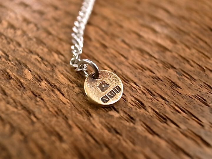 13AA-103 Quarter Dollar Necklace -diamond-,, medium image number 4