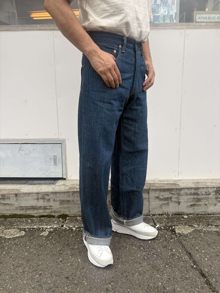ONI222-OFBD 13.7oz Old Fade Blue Denim Super Wide Straight,, medium image number 1