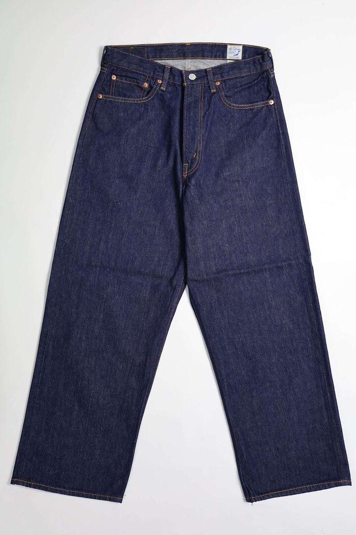 01-1100W SUPER DAD'S DENIM PANTS  (ONE WASH),, medium