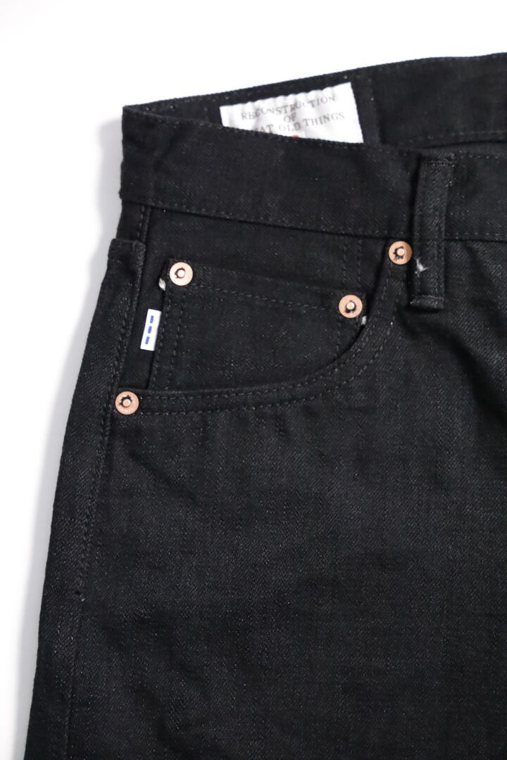 DM-009 Studio D'Artisan x Denimio Collab Black Denim Relax Tapered-One Wash-30,, medium image number 11