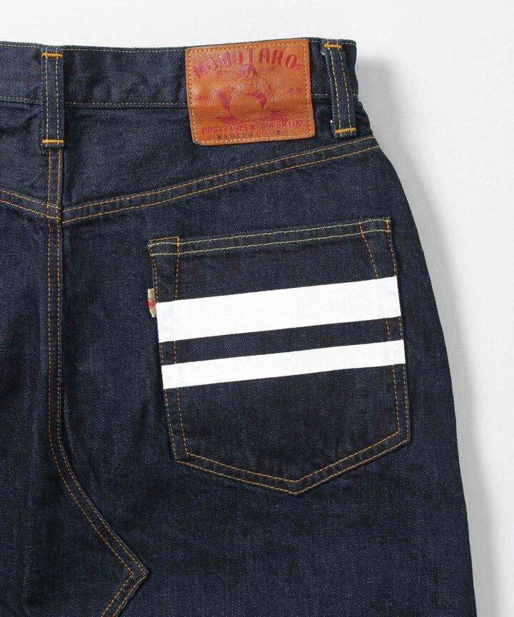 MZSK0103 (SK0103-2) 12oz Going to Battle Label Women's denim winding skirt,, medium image number 6