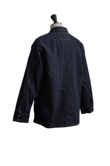 XX604 (001) 12oz Natural Indigo Selvedge Denim – Coveralls, 100% Organic Cotton from Five Continents,, small image number 5