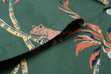 【Pre-Order】5742 Aloha Shirts,GREEN, small image number 8