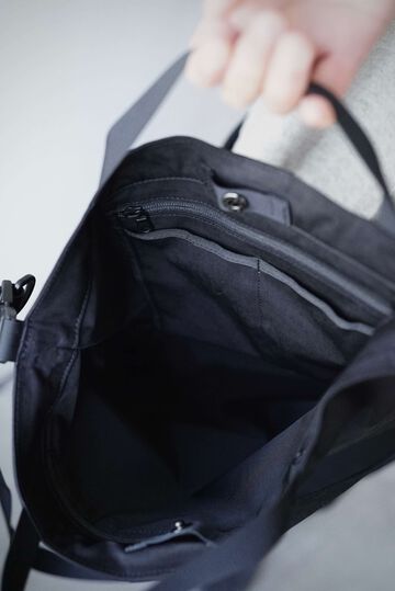 CAP709AC High Density Milcloth / Tuck Tote (BLACK),BLACK, small image number 2