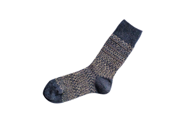 NK0120 Wool Jacquard Socks-BERLIN BLUE-M,BERLIN BLUE, small image number 17
